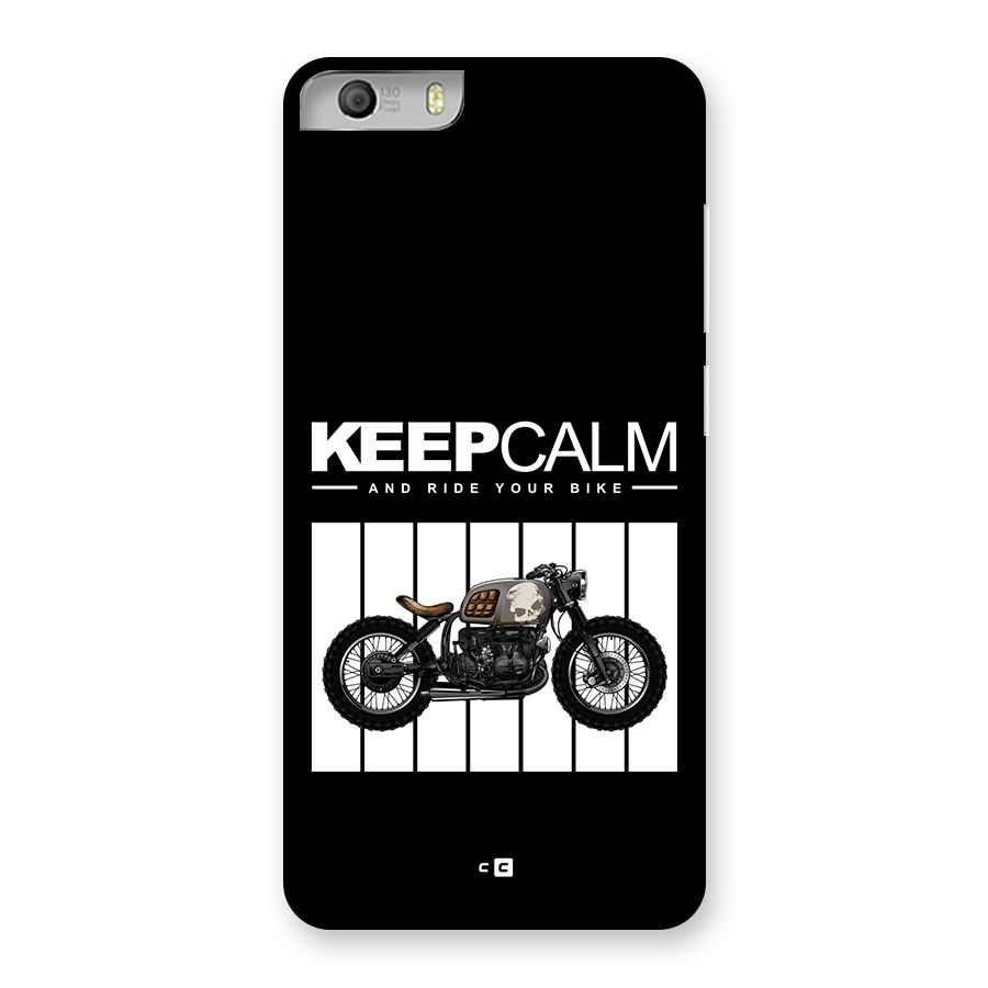 Keeps Calm Back Case for Canvas Knight 2