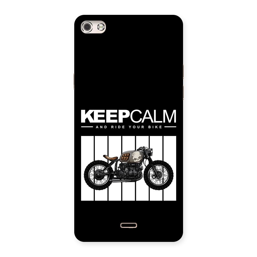 Keeps Calm Back Case for Canvas Silver 5