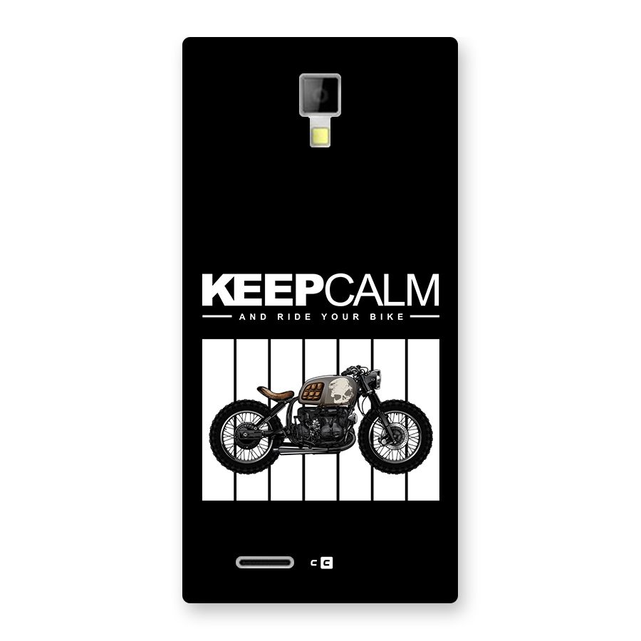 Keeps Calm Back Case for Canvas Xpress A99