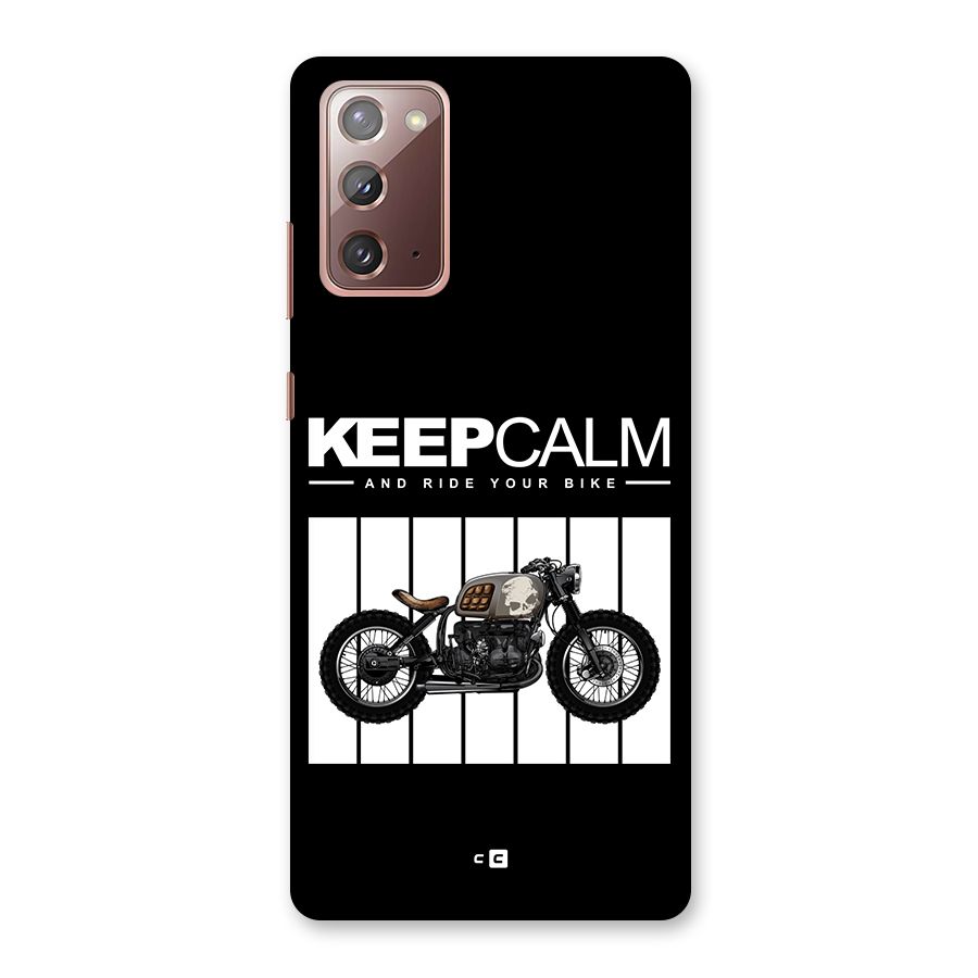 Keeps Calm Back Case for Galaxy Note 20