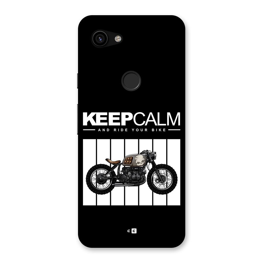 Keeps Calm Back Case for Google Pixel 3a