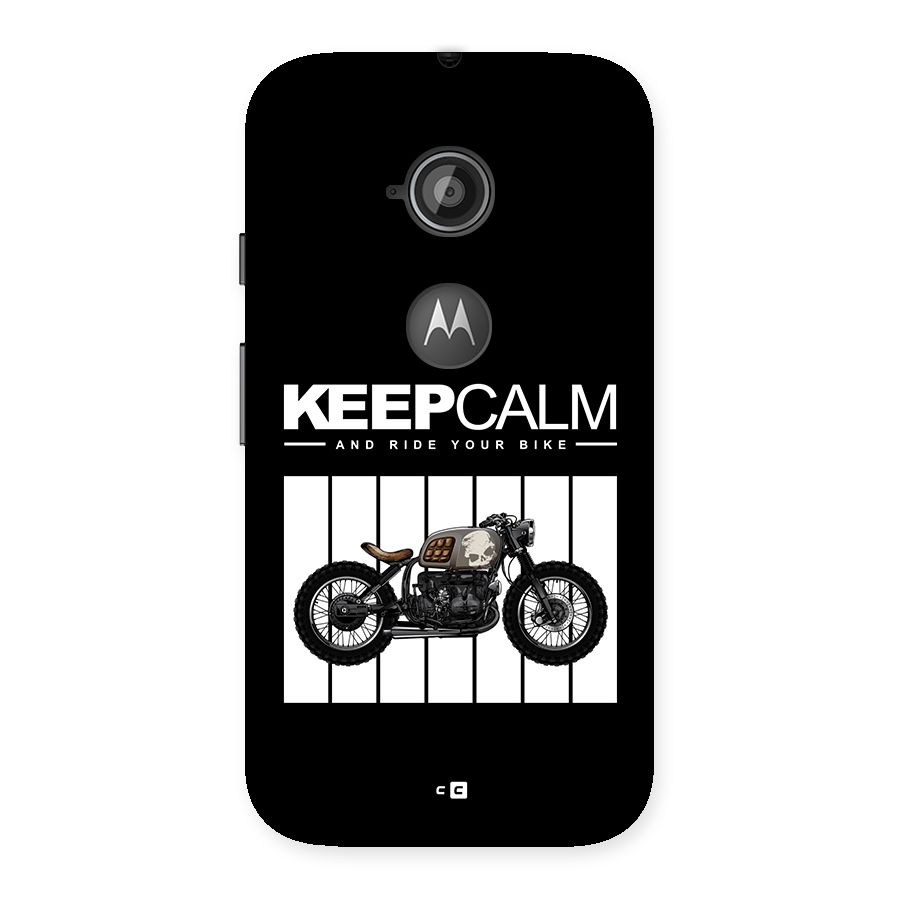 Keeps Calm Back Case for Moto E 2nd Gen