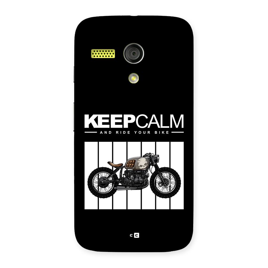Keeps Calm Back Case for Moto G