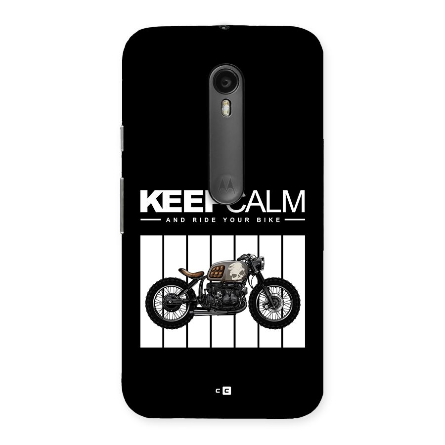 Keeps Calm Back Case for Moto G3