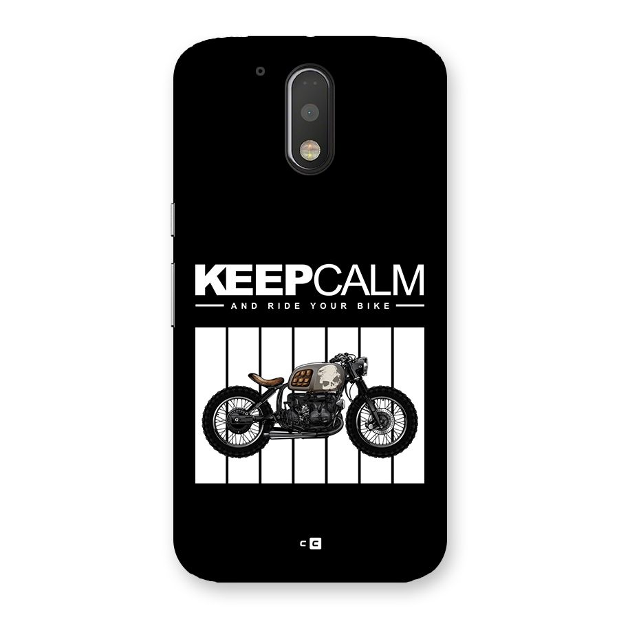 Keeps Calm Back Case for Moto G4