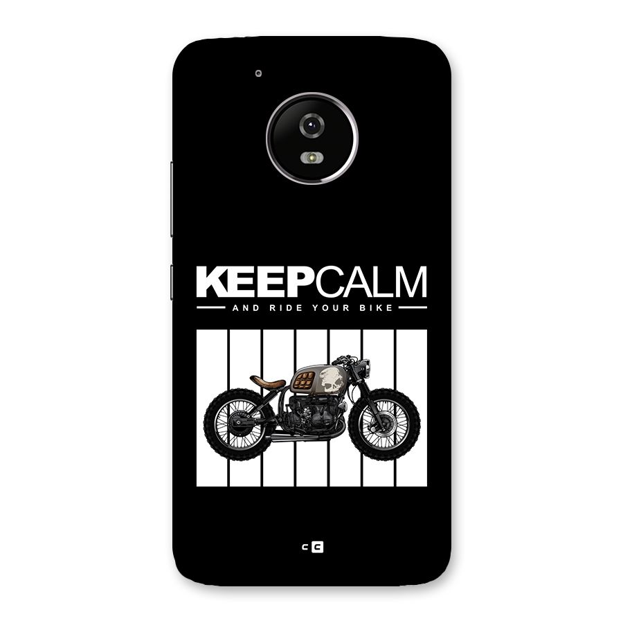Keeps Calm Back Case for Moto G5
