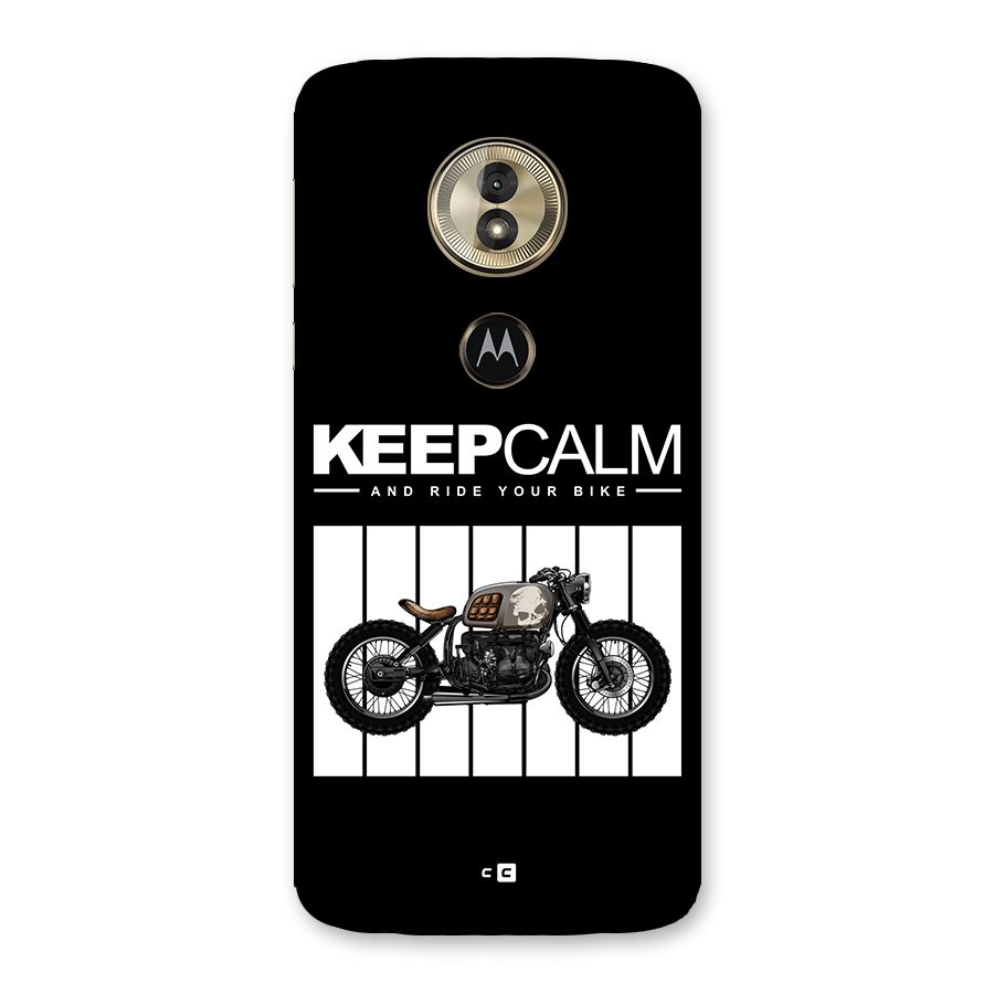Keeps Calm Back Case for Moto G6 Play