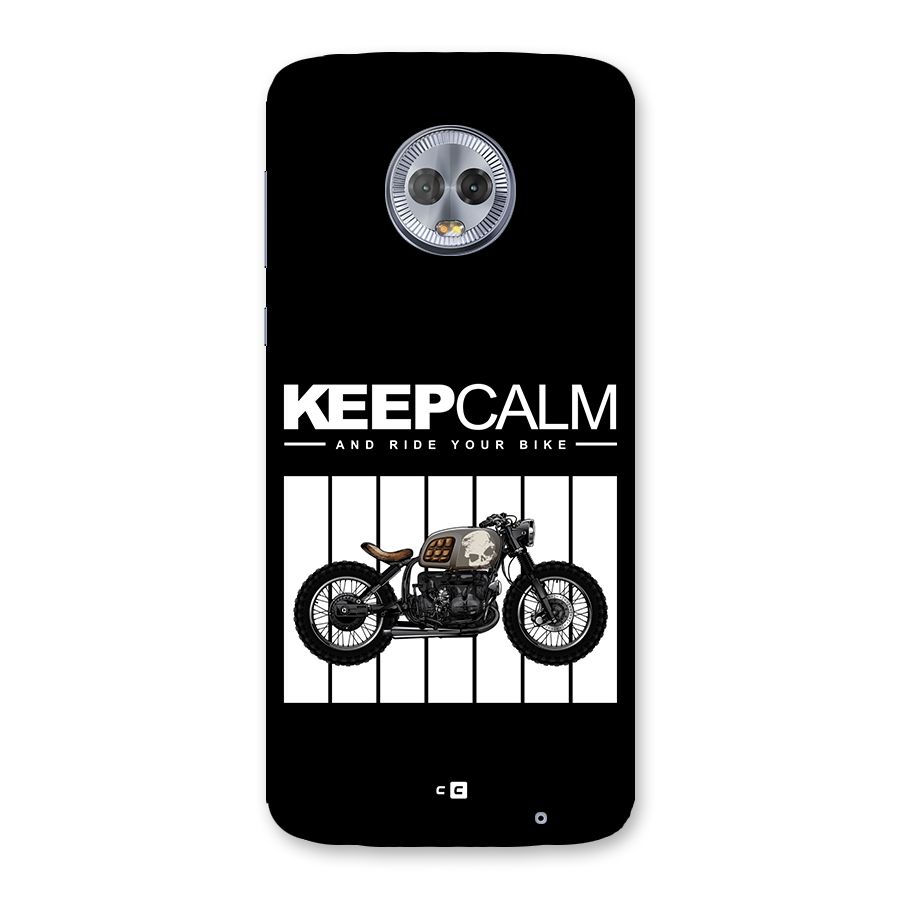 Keeps Calm Back Case for Moto G6 Plus