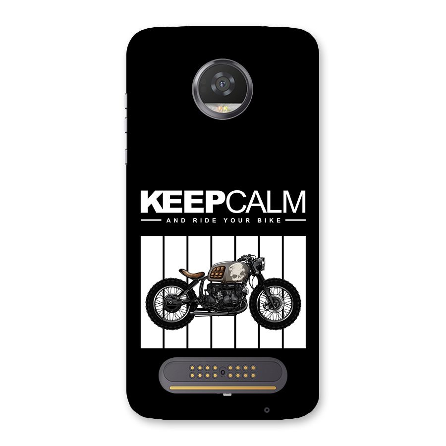 Keeps Calm Back Case for Moto Z2 Play