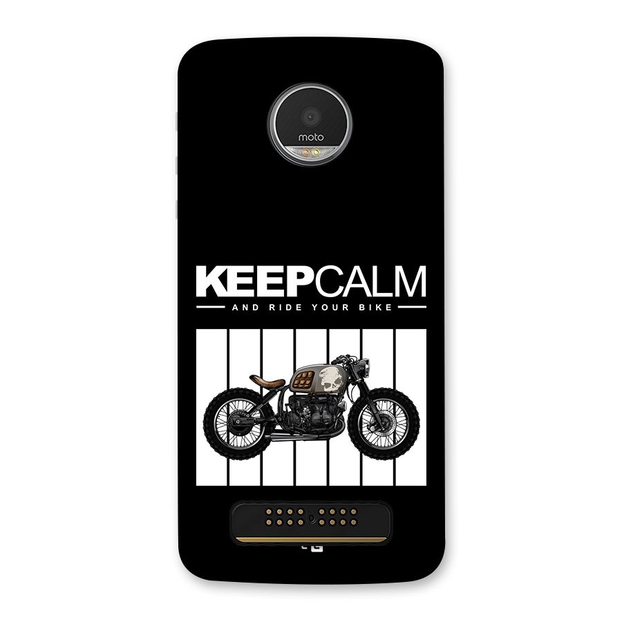 Keeps Calm Back Case for Moto Z Play
