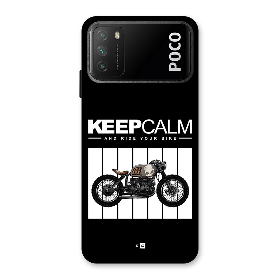 Keeps Calm Back Case for Poco M3
