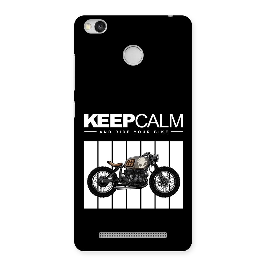 Keeps Calm Back Case for Redmi 3S Prime