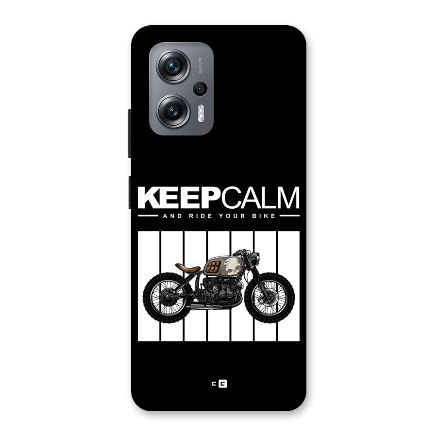 Keeps Calm Back Case for Redmi K50i