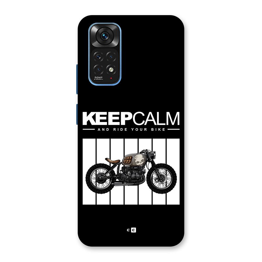 Keeps Calm Back Case for Redmi Note 11S