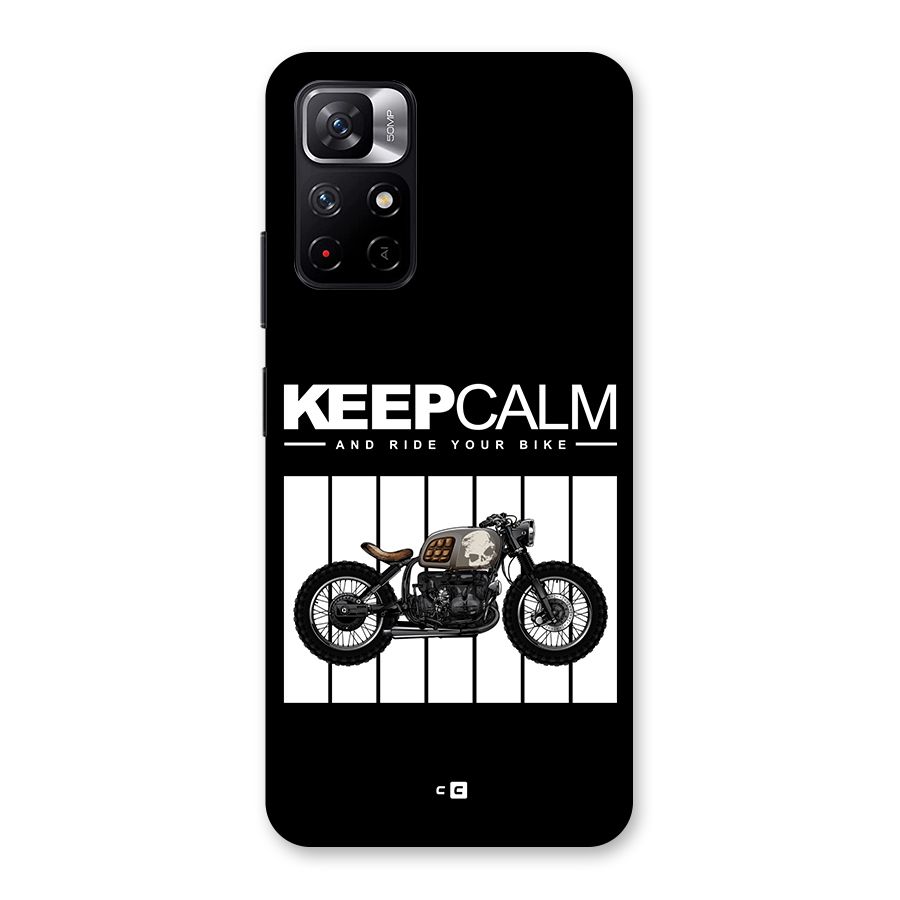 Keeps Calm Back Case for Redmi Note 11T 5G