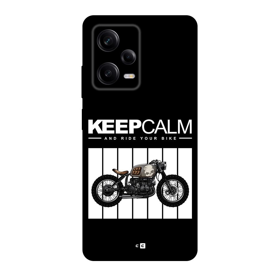 Keeps Calm Back Case for Redmi Note 12 Pro