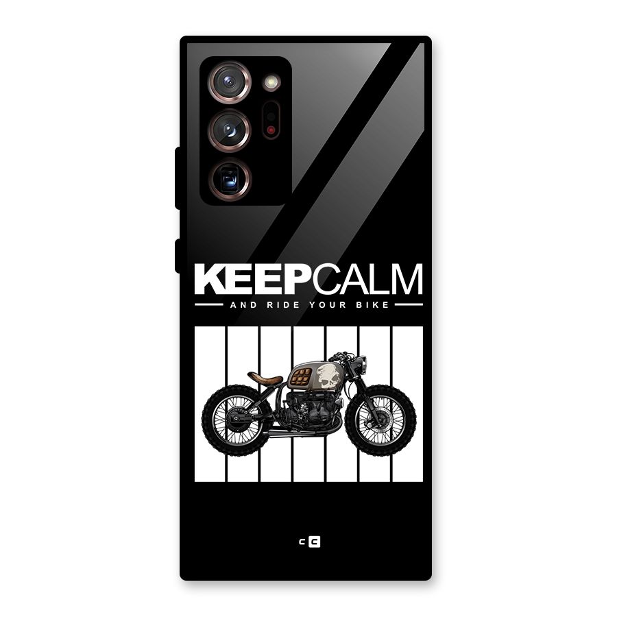 Keeps Calm Glass Back Case for Galaxy Note 20 Ultra 5G