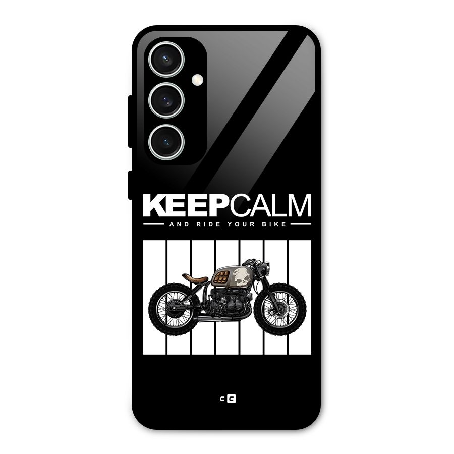 Keeps Calm Glass Back Case for Galaxy S23 FE