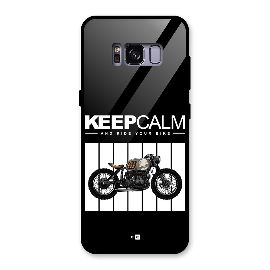 Keeps Calm Glass Back Case for Galaxy S8