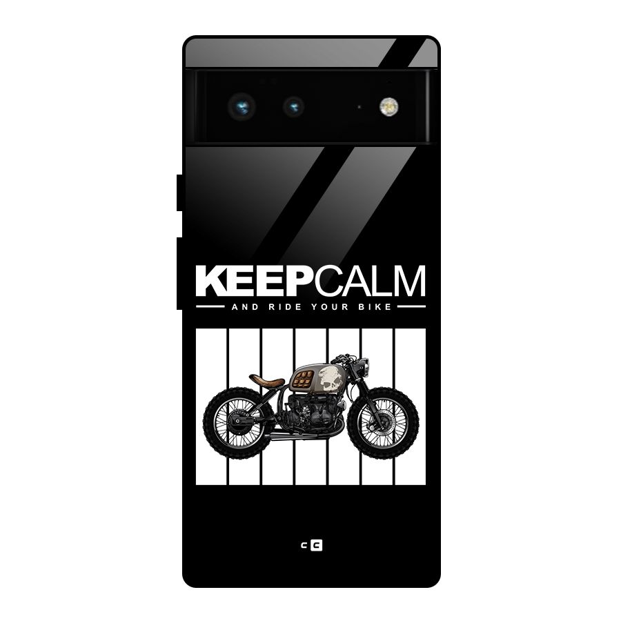 Keeps Calm Glass Back Case for Google Pixel 6
