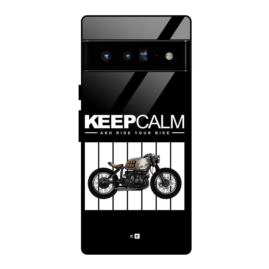 Keeps Calm Glass Back Case for Google Pixel 6 Pro