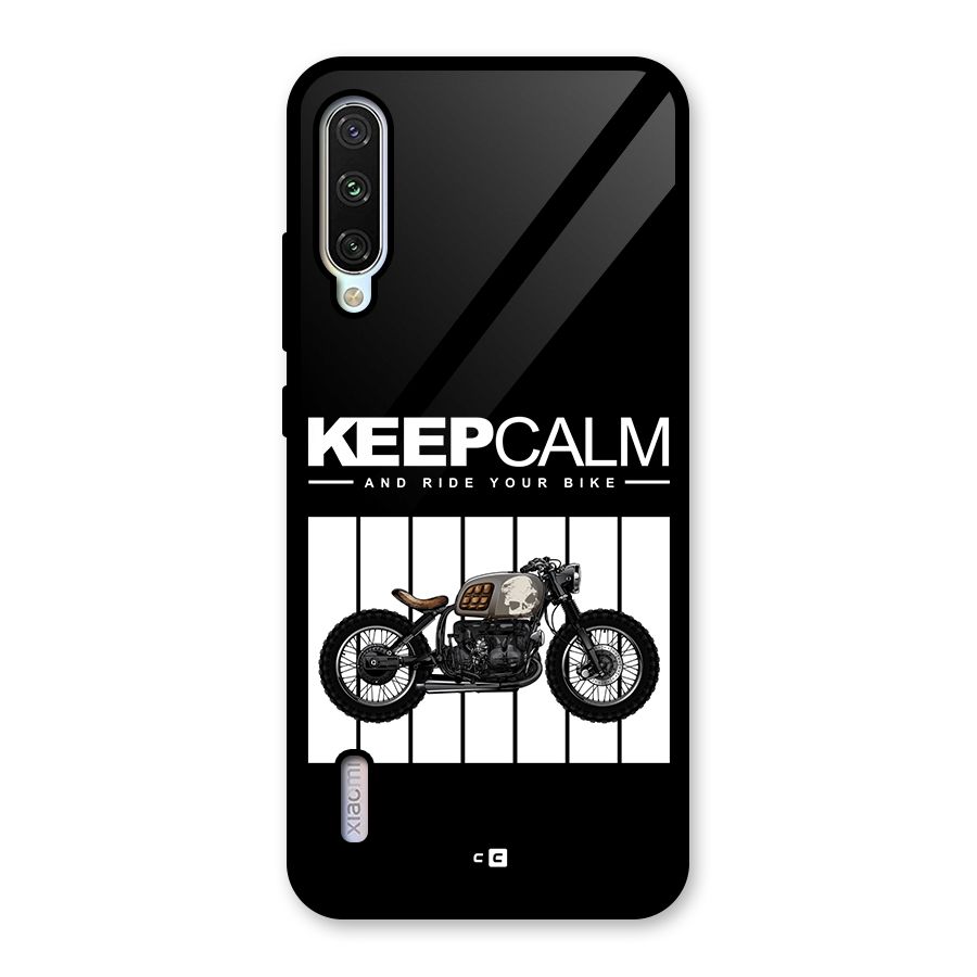 Keeps Calm Glass Back Case for Mi A3