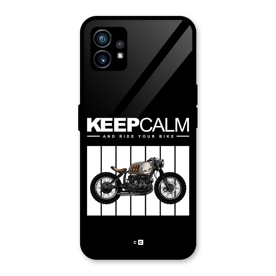 Keeps Calm Glass Back Case for Nothing Phone 1