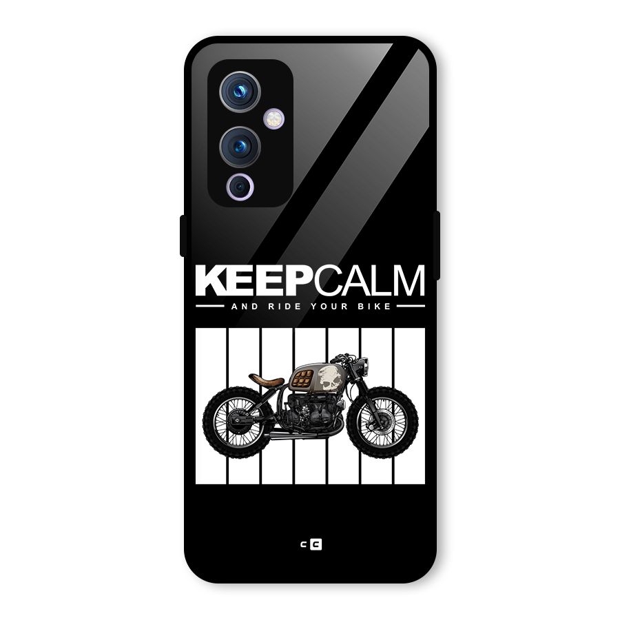 Keeps Calm Glass Back Case for OnePlus 9