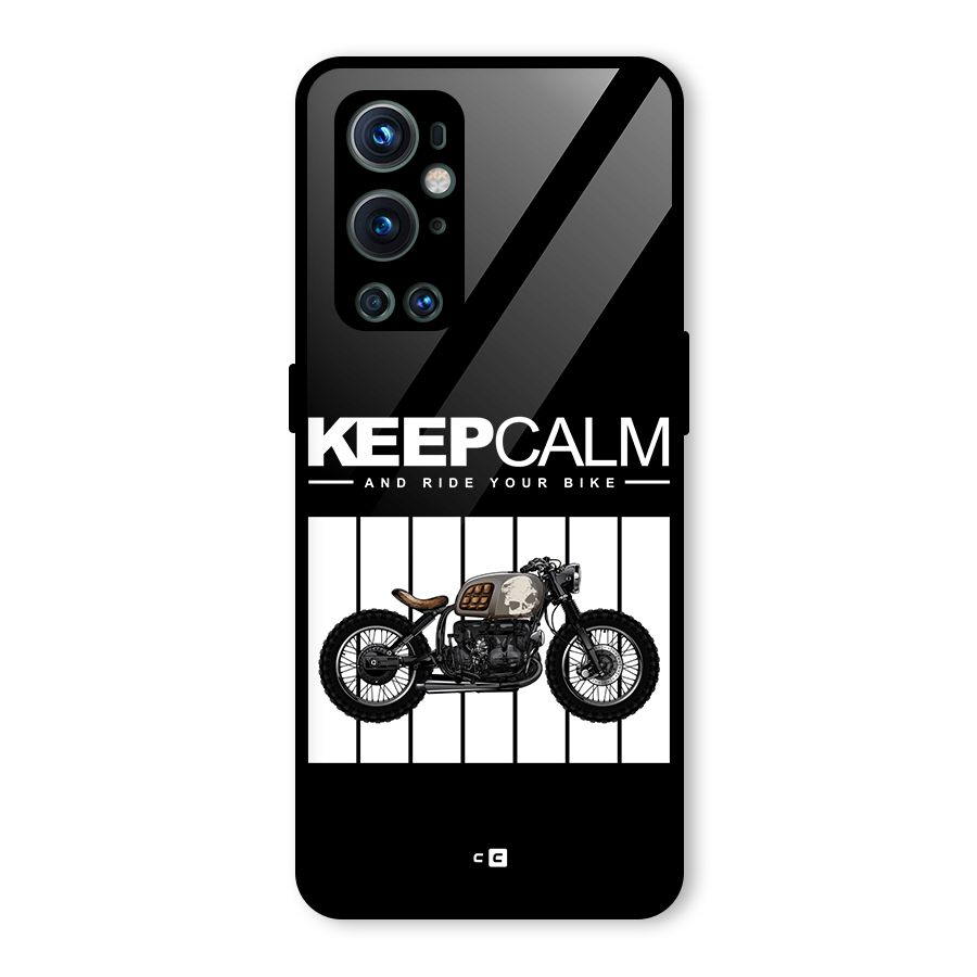 Keeps Calm Glass Back Case for OnePlus 9 Pro