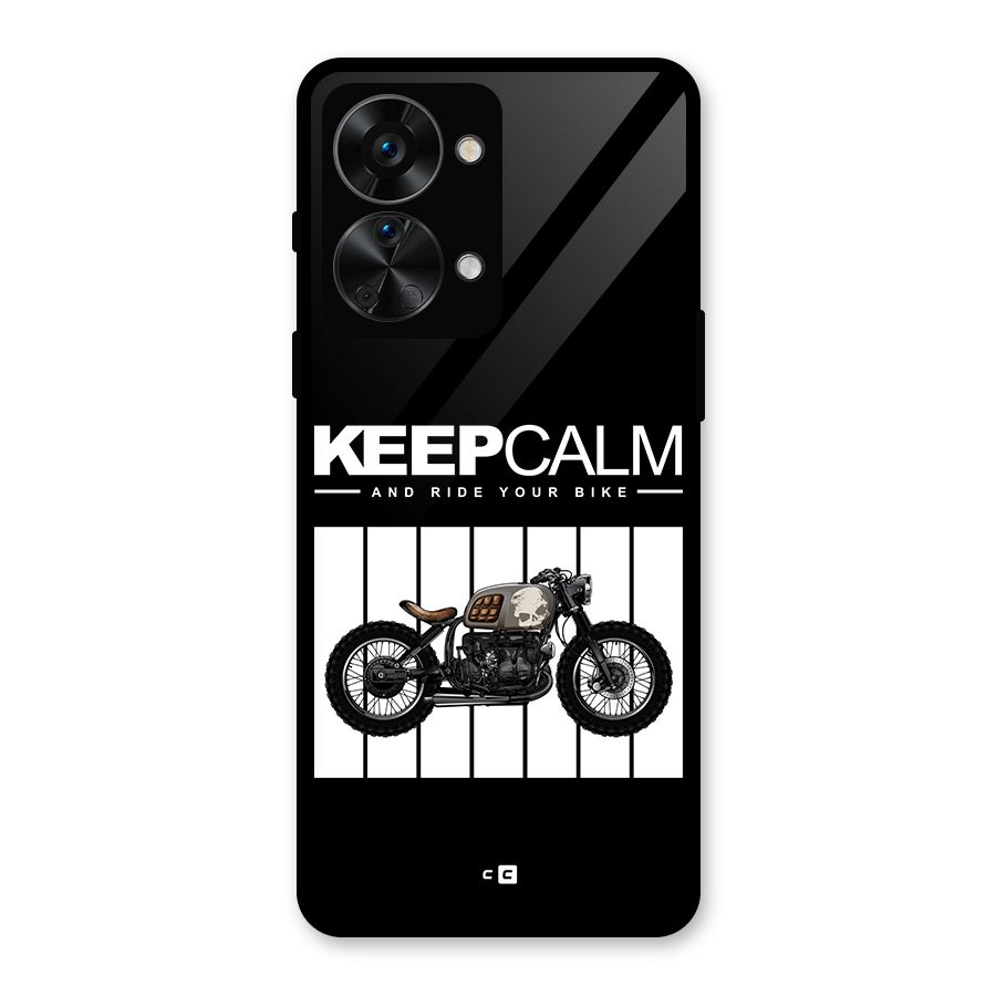 Keeps Calm Glass Back Case for OnePlus Nord 2T