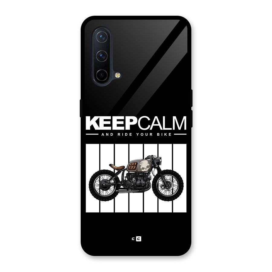 Keeps Calm Glass Back Case for OnePlus Nord CE 5G