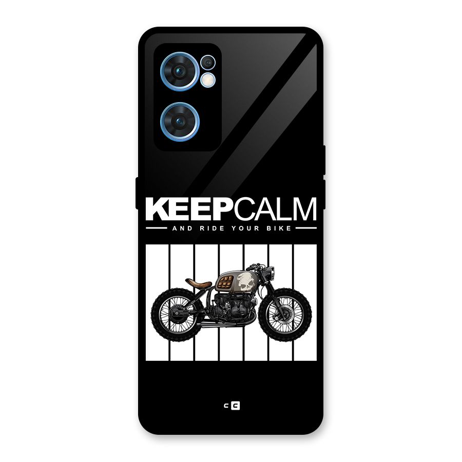 Keeps Calm Glass Back Case for Oppo Reno7 5G