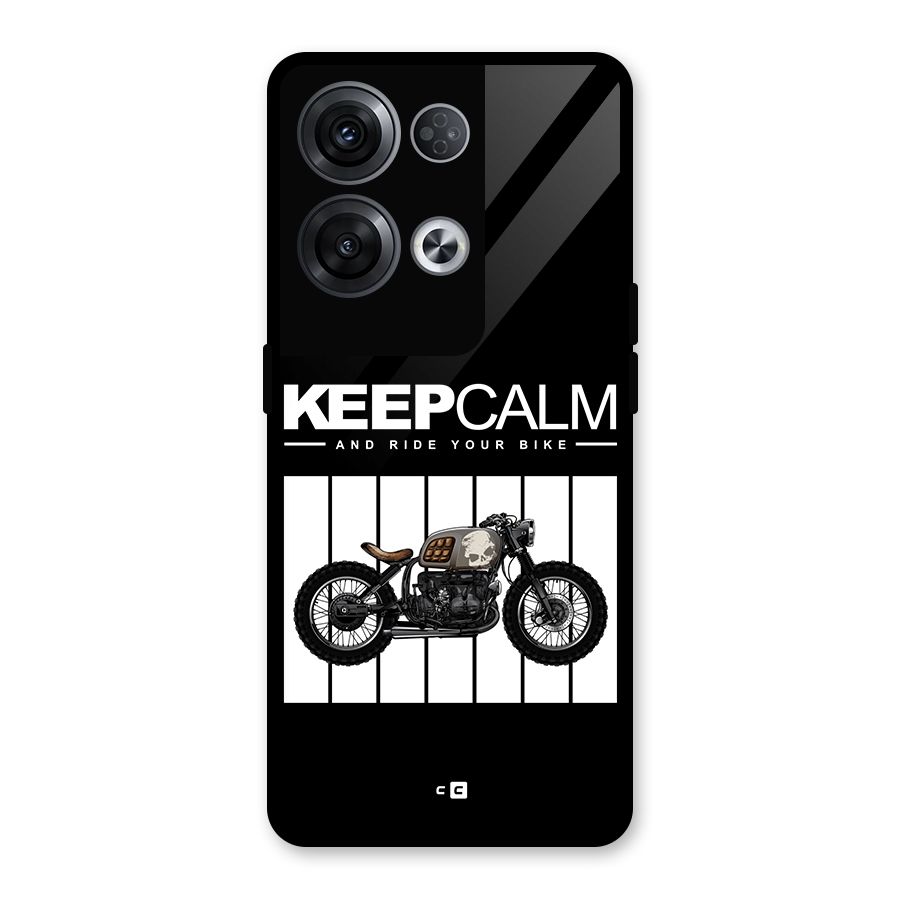 Keeps Calm Glass Back Case for Oppo Reno8 Pro 5G