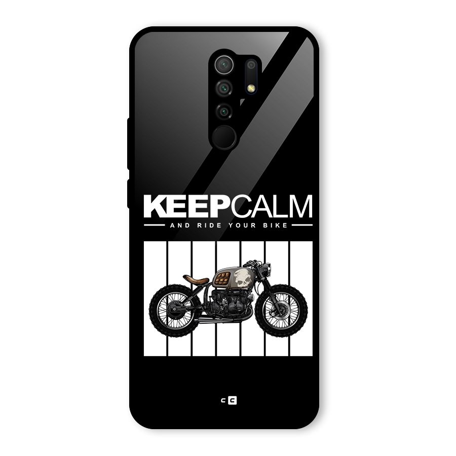 Keeps Calm Glass Back Case for Poco M2