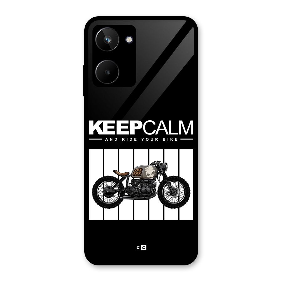Keeps Calm Glass Back Case for Realme 10