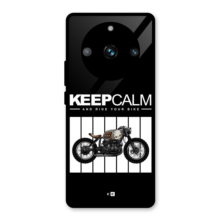 Keeps Calm Glass Back Case for Realme 11 Pro