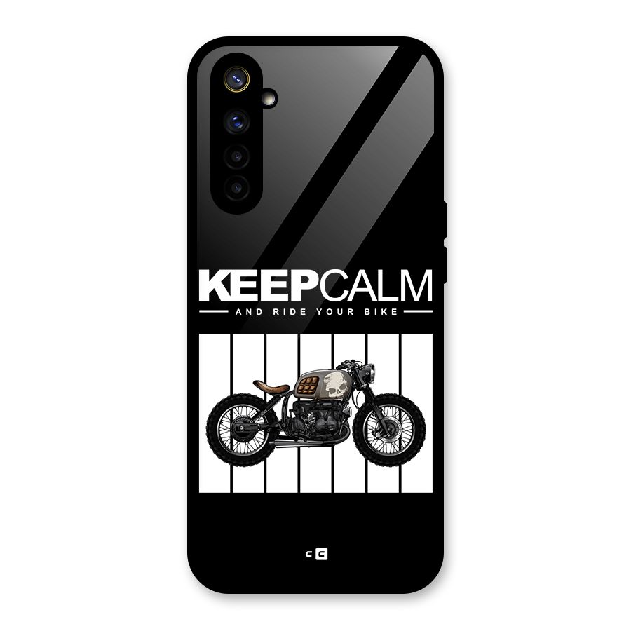 Keeps Calm Glass Back Case for Realme 6