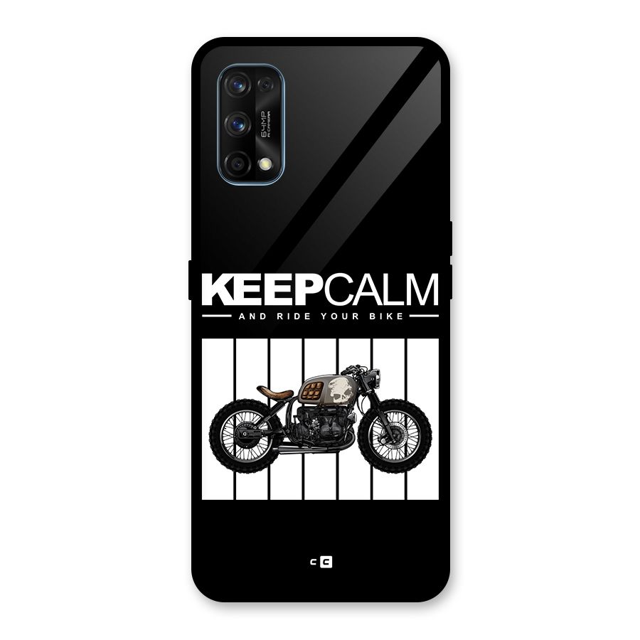 Keeps Calm Glass Back Case for Realme 7 Pro