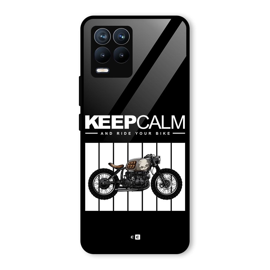 Keeps Calm Glass Back Case for Realme 8