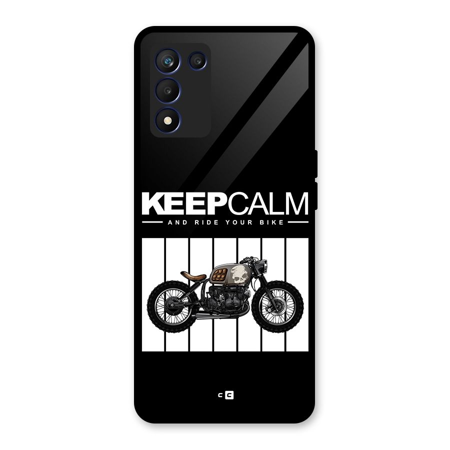 Keeps Calm Glass Back Case for Realme 9 5G Speed