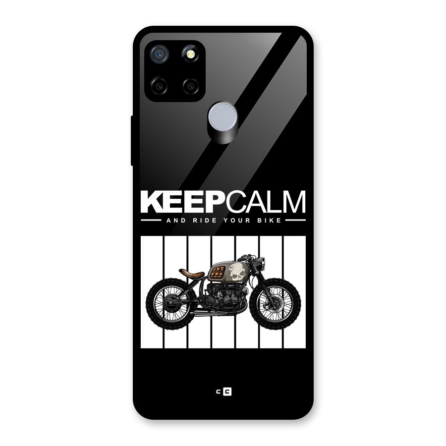 Keeps Calm Glass Back Case for Realme C12