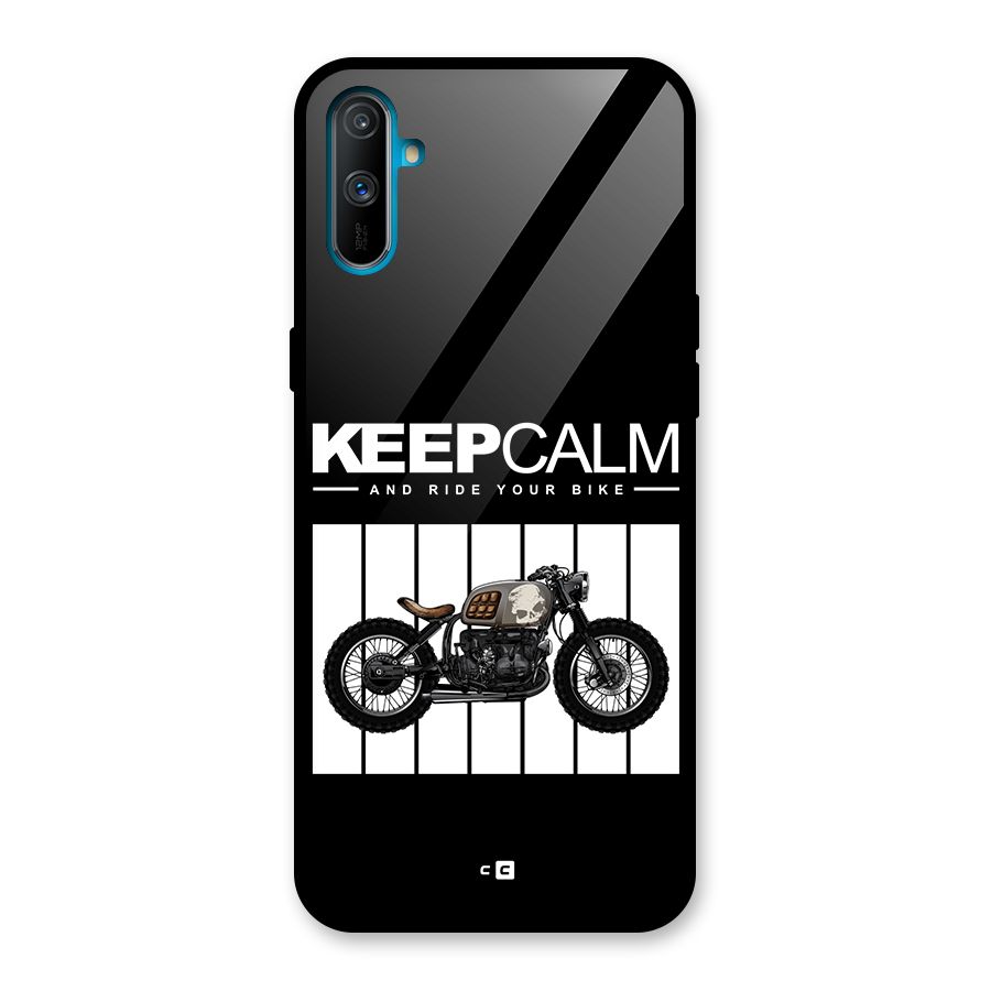 Keeps Calm Glass Back Case for Realme C3