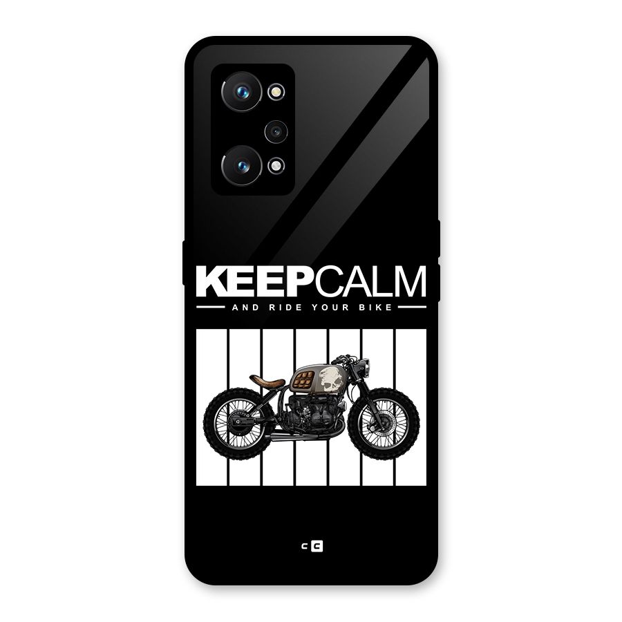 Keeps Calm Glass Back Case for Realme GT Neo 3T