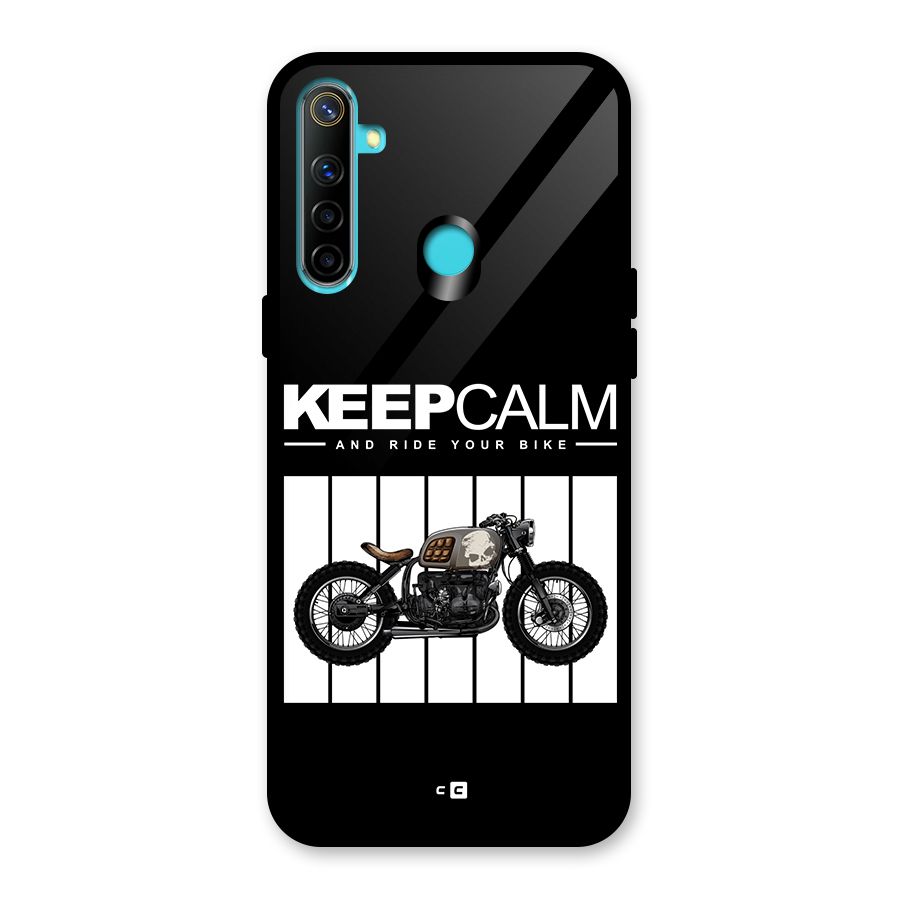 Keeps Calm Glass Back Case for Realme Narzo 10
