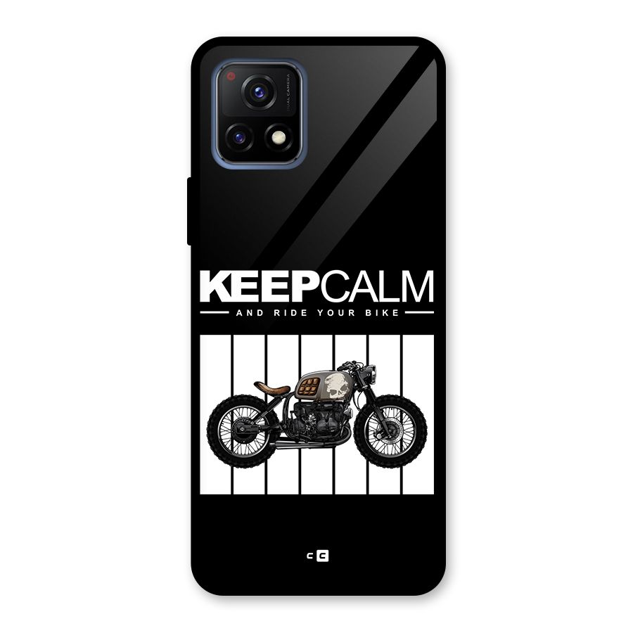 Keeps Calm Glass Back Case for Vivo Y72 5G