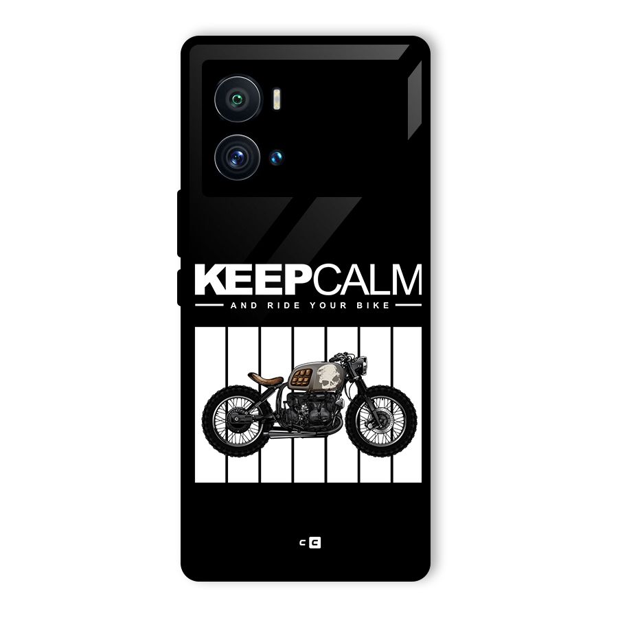 Keeps Calm Glass Back Case for Vivo iQOO 9 Pro
