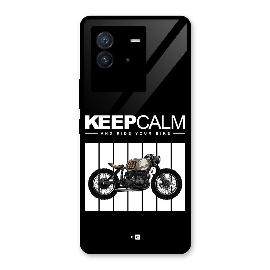 Keeps Calm Glass Back Case for Vivo iQOO Neo 6 5G