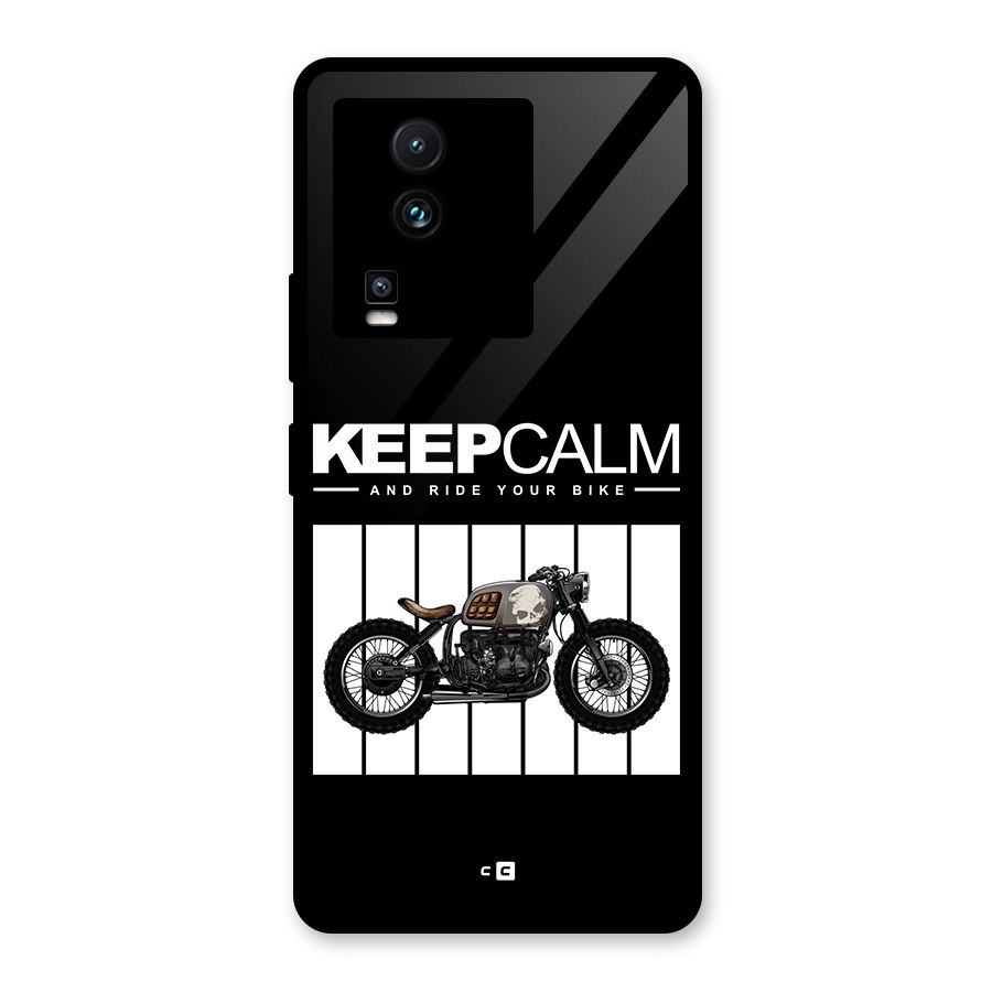 Keeps Calm Glass Back Case for Vivo iQOO Neo 7
