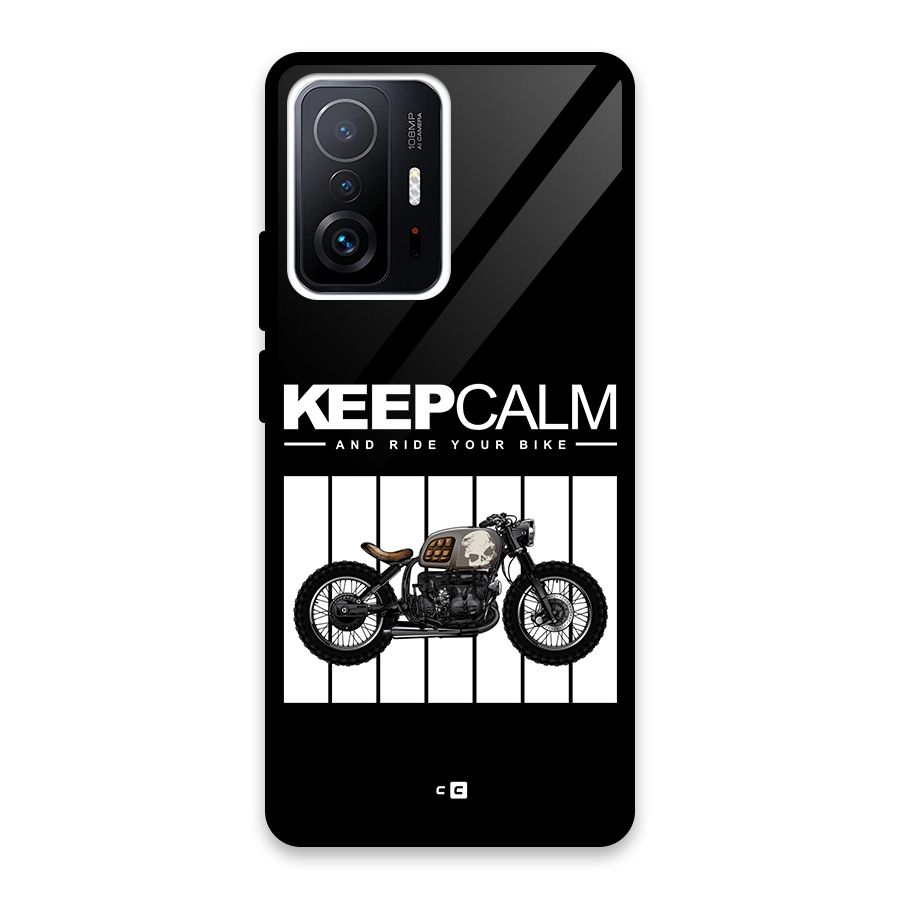 Keeps Calm Glass Back Case for Xiaomi 11T Pro