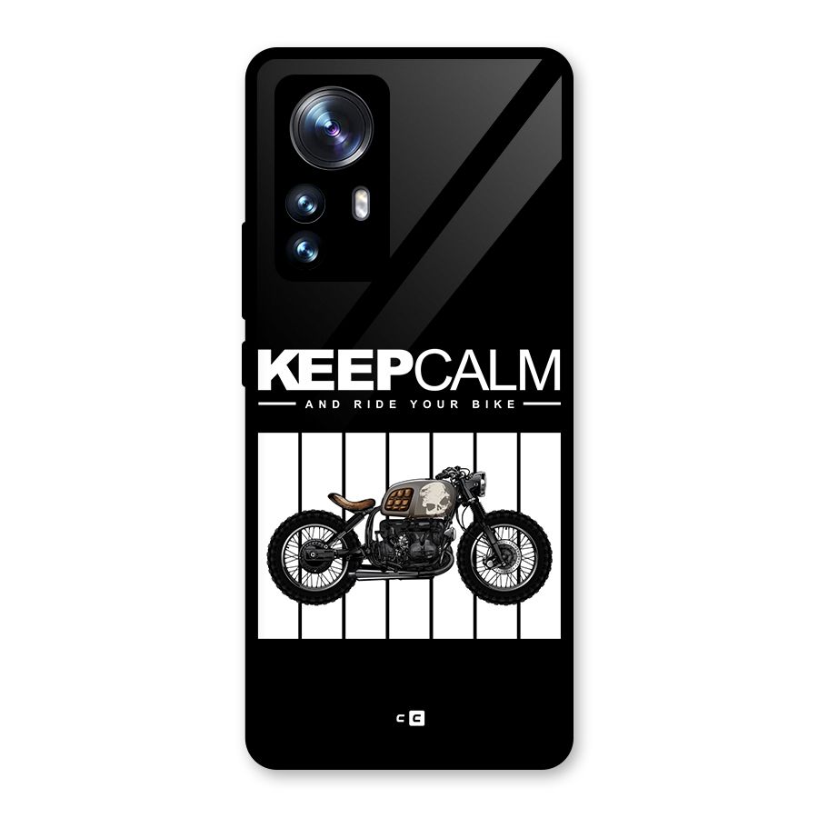 Keeps Calm Glass Back Case for Xiaomi 12 Pro